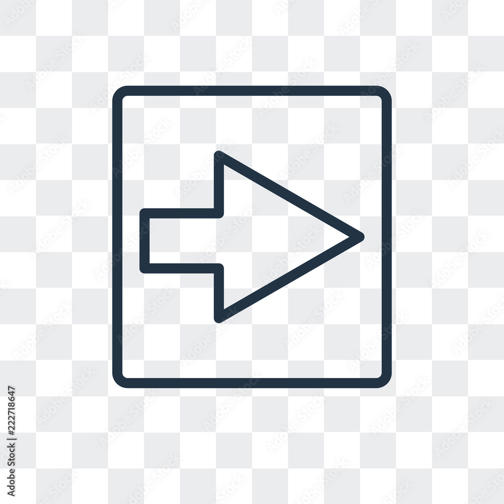 Poster next icon isolated on transparent background. modern and editable next icon. simple icons vector ill