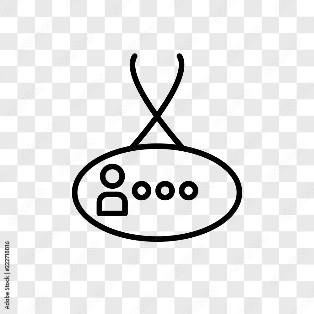 Poster card icons isolated on transparent background. modern and editable card icon. simple icon vector ill
