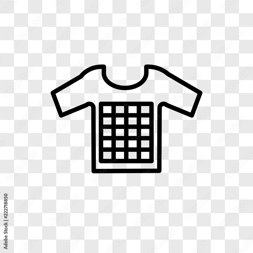 Poster tshirt icons isolated on transparent background. modern and editable tshirt icon. simple icon vector