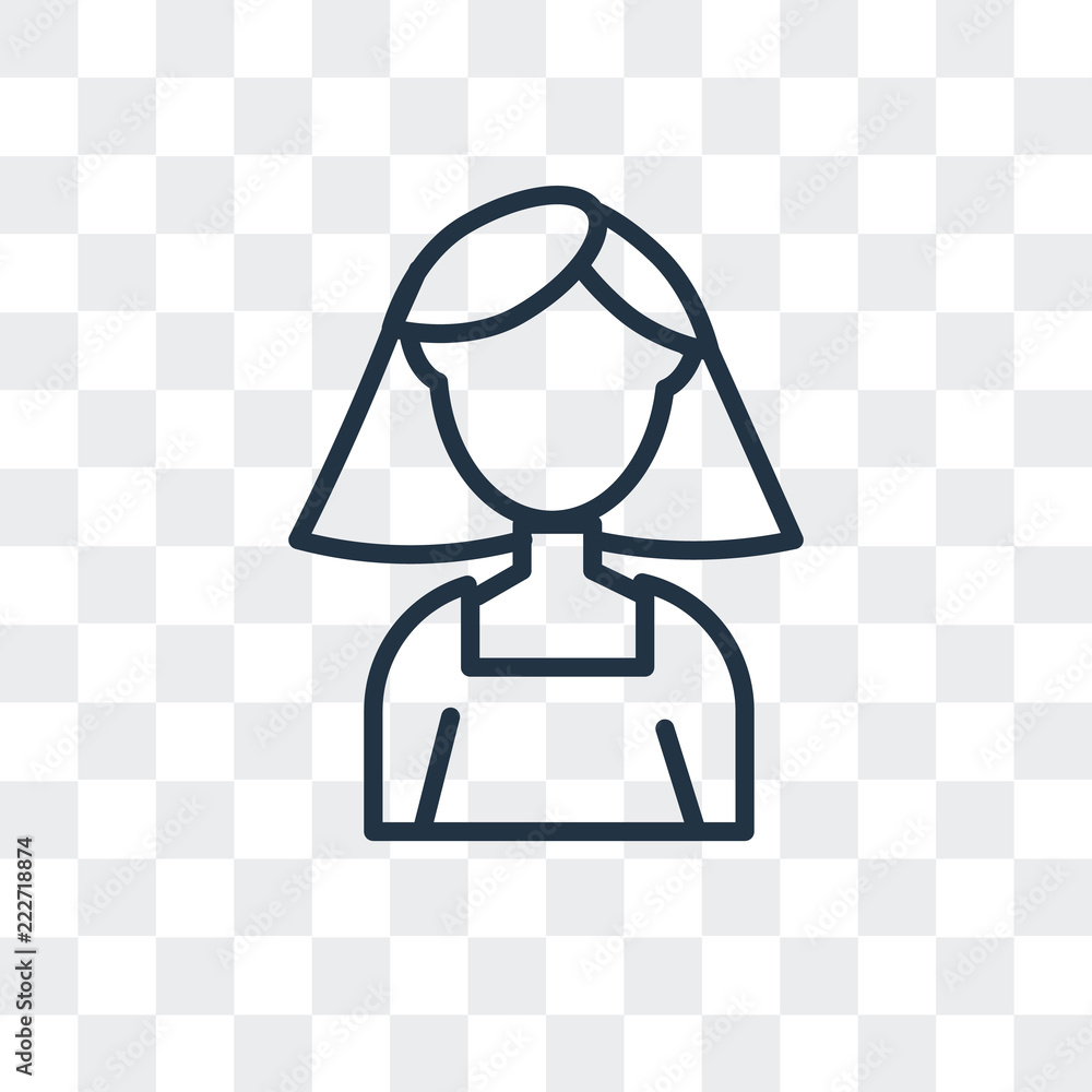 Poster user icon isolated on transparent background. modern and editable user icon. simple icons vector ill