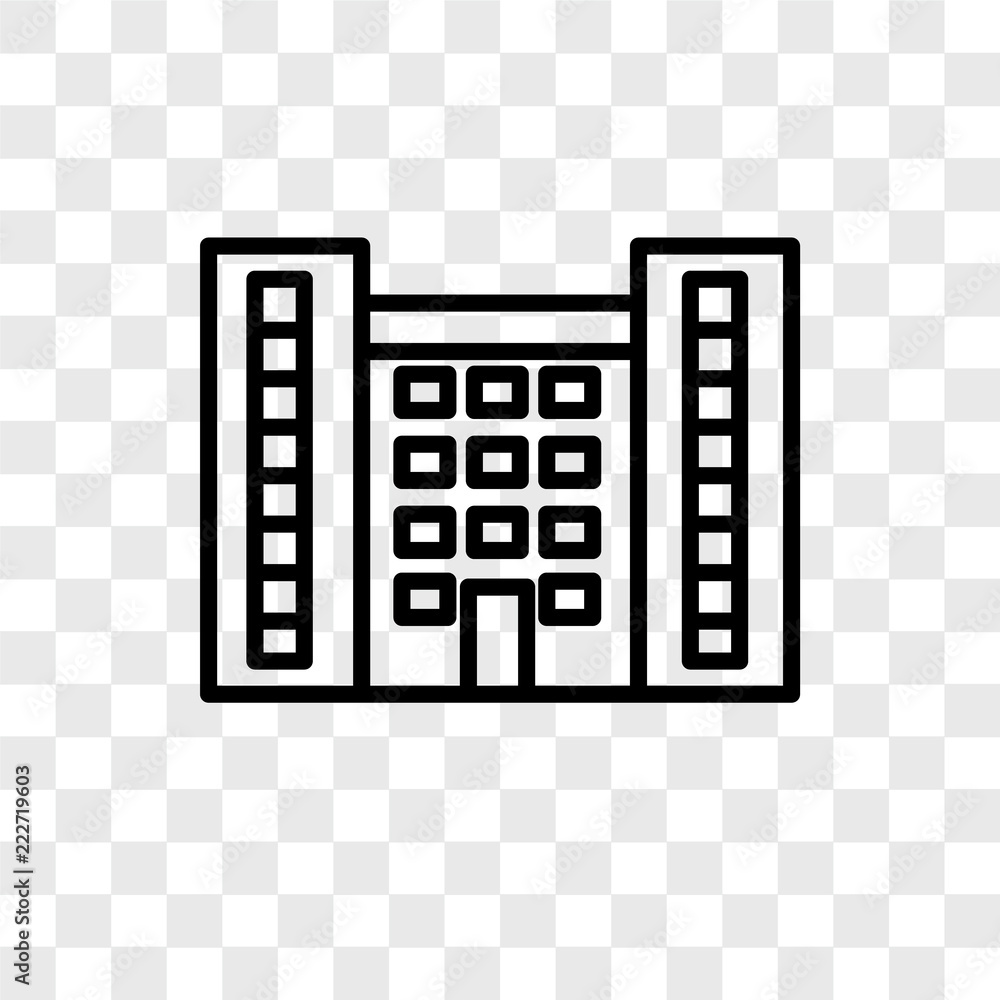 Poster flash apartment icons isolated on transparent background. modern and editable flash apartment icon. 