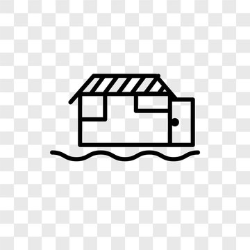 recommend clip art: houseboat icons isolated on transparent background. Modern and editable houseboat icon. Simple icon vector illustration.