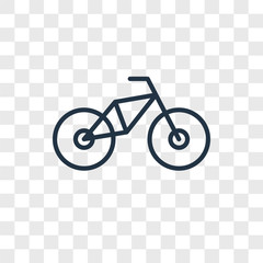 bmx icons isolated on transparent background. Modern and editable bmx icon. Simple icon vector illustration.