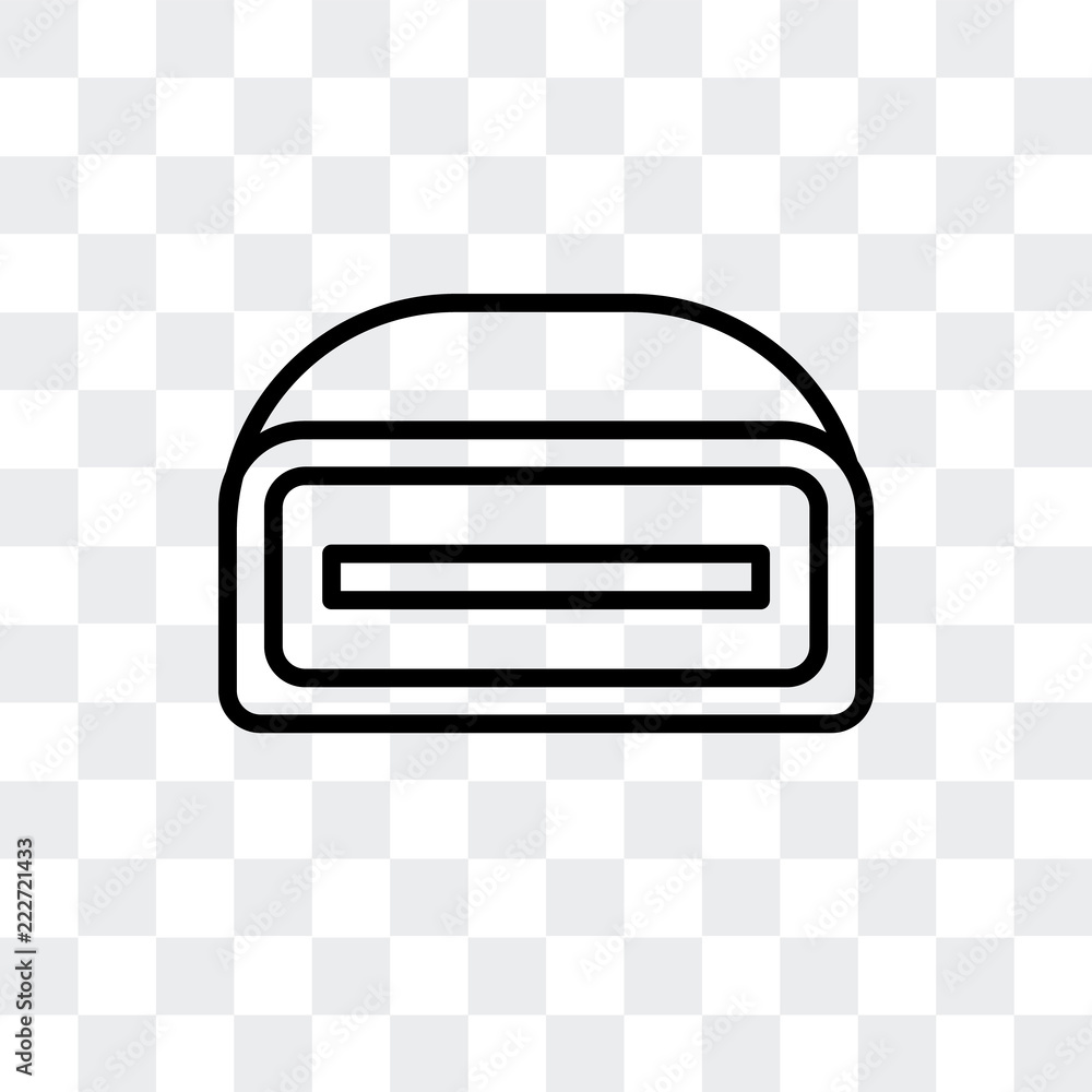Poster virtual reality icon isolated on transparent background. modern and editable virtual reality icon. s