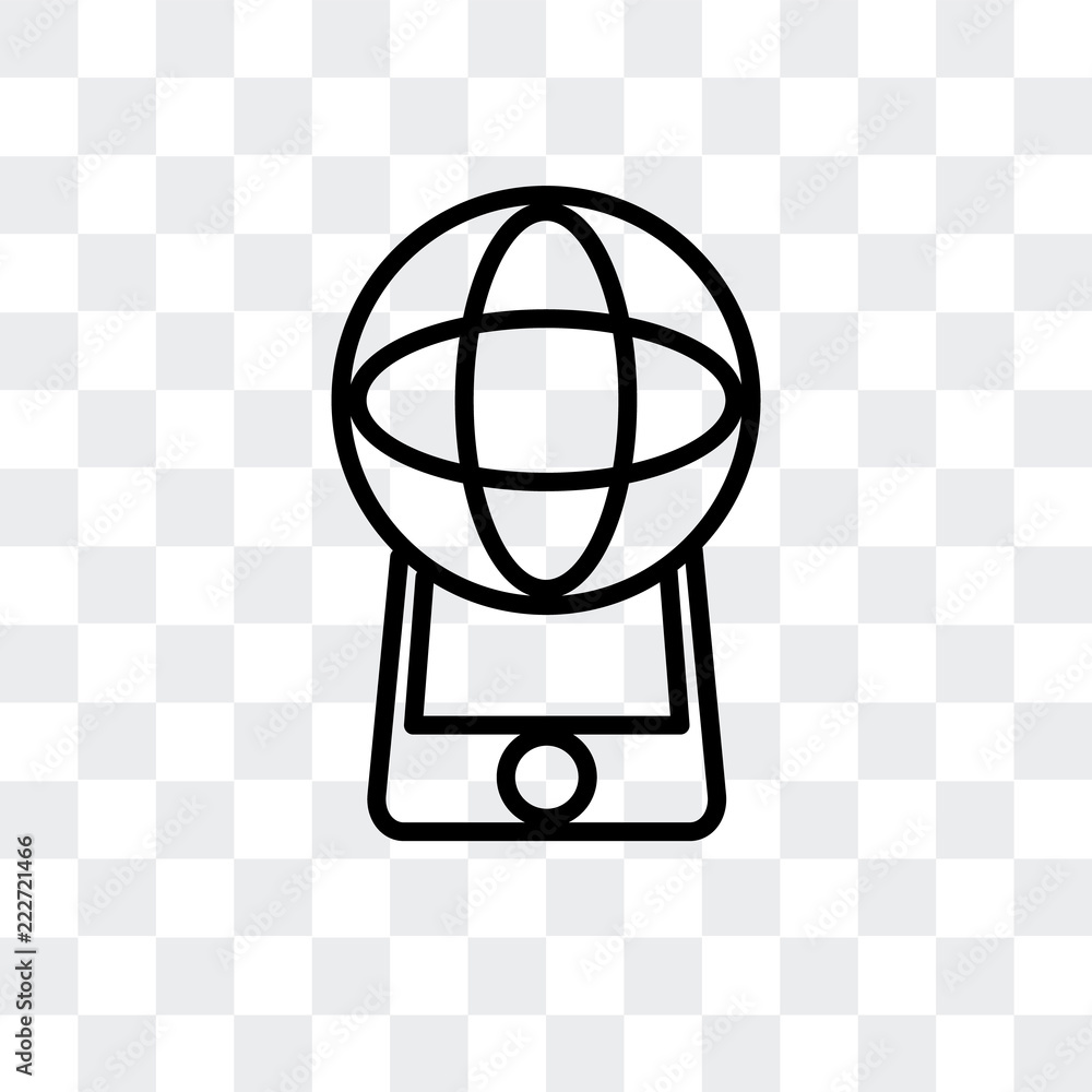 Aufkleber augmented reality icon isolated on transparent background. modern and editable augmented reality ico