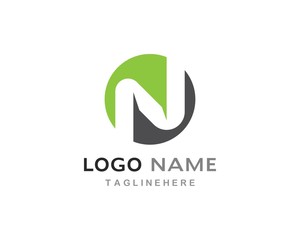 N Letter Logo Business