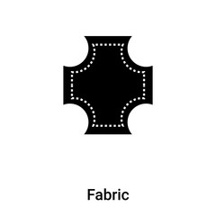 Fabric icon vector isolated on white background, logo concept of Fabric sign on transparent background, black filled symbol
