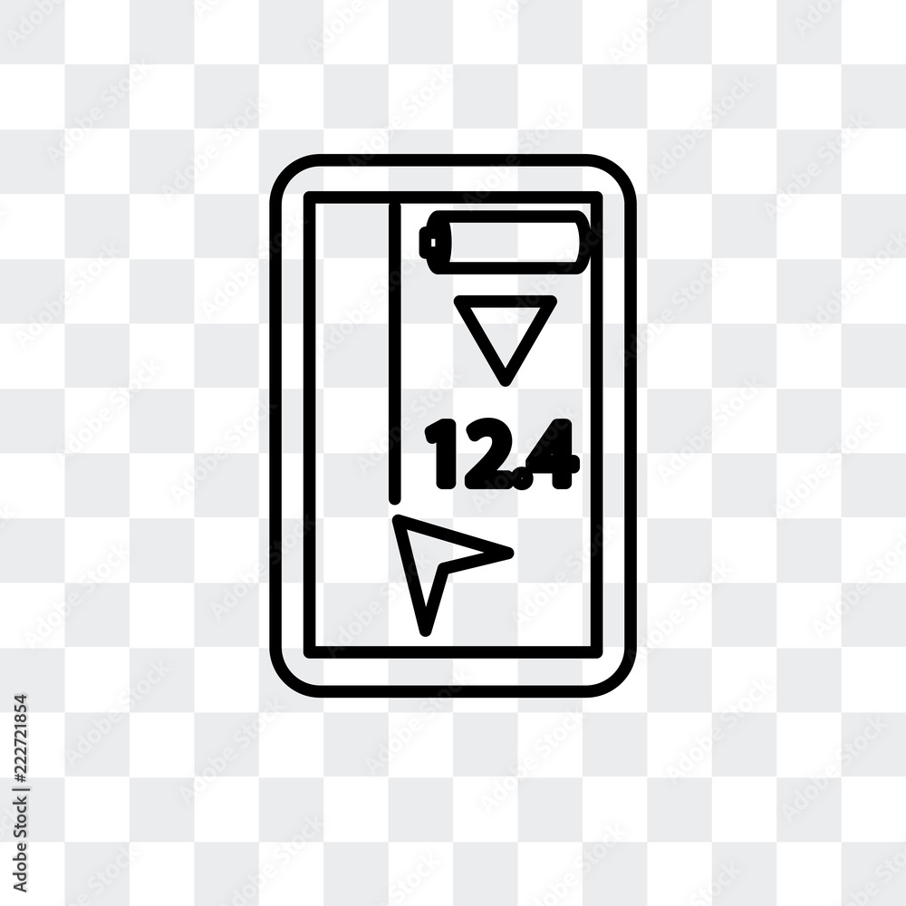 Poster gps icon isolated on transparent background. modern and editable gps icon. simple icons vector illus