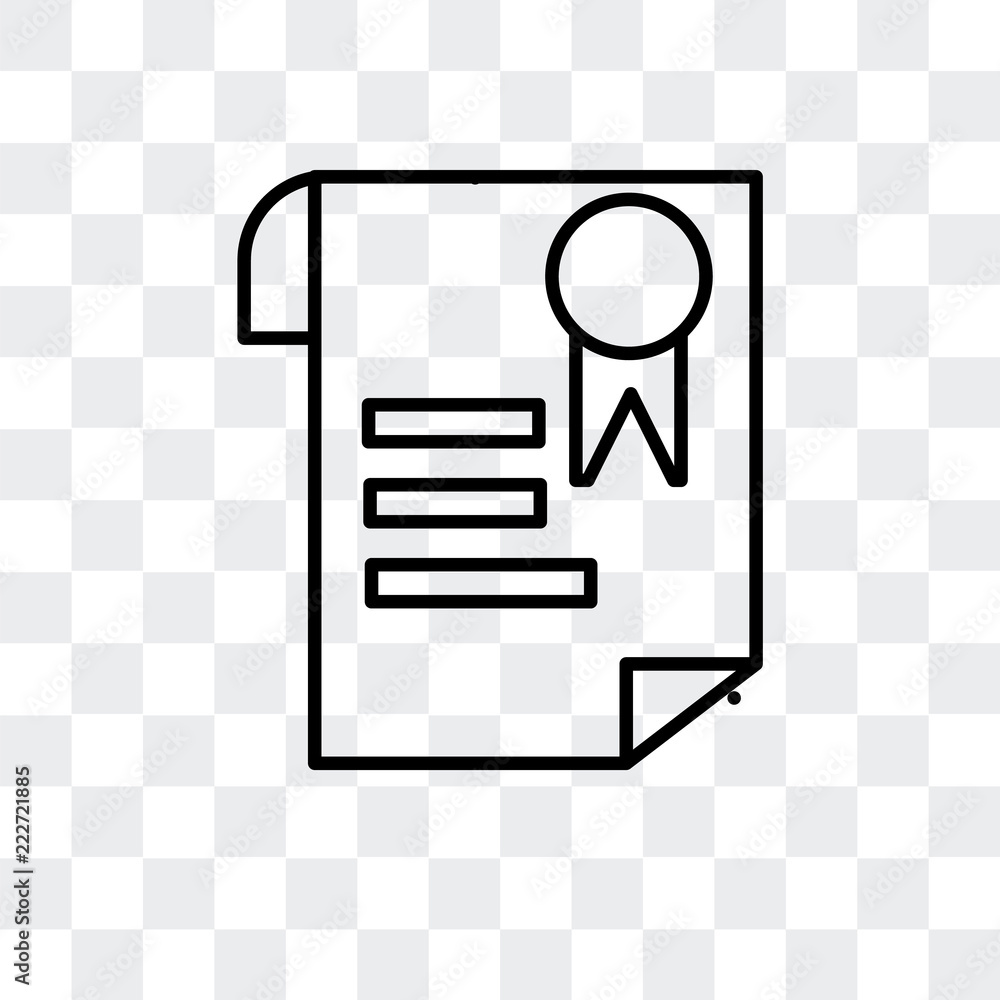 Poster degree icon isolated on transparent background. modern and editable degree icon. simple icons vector