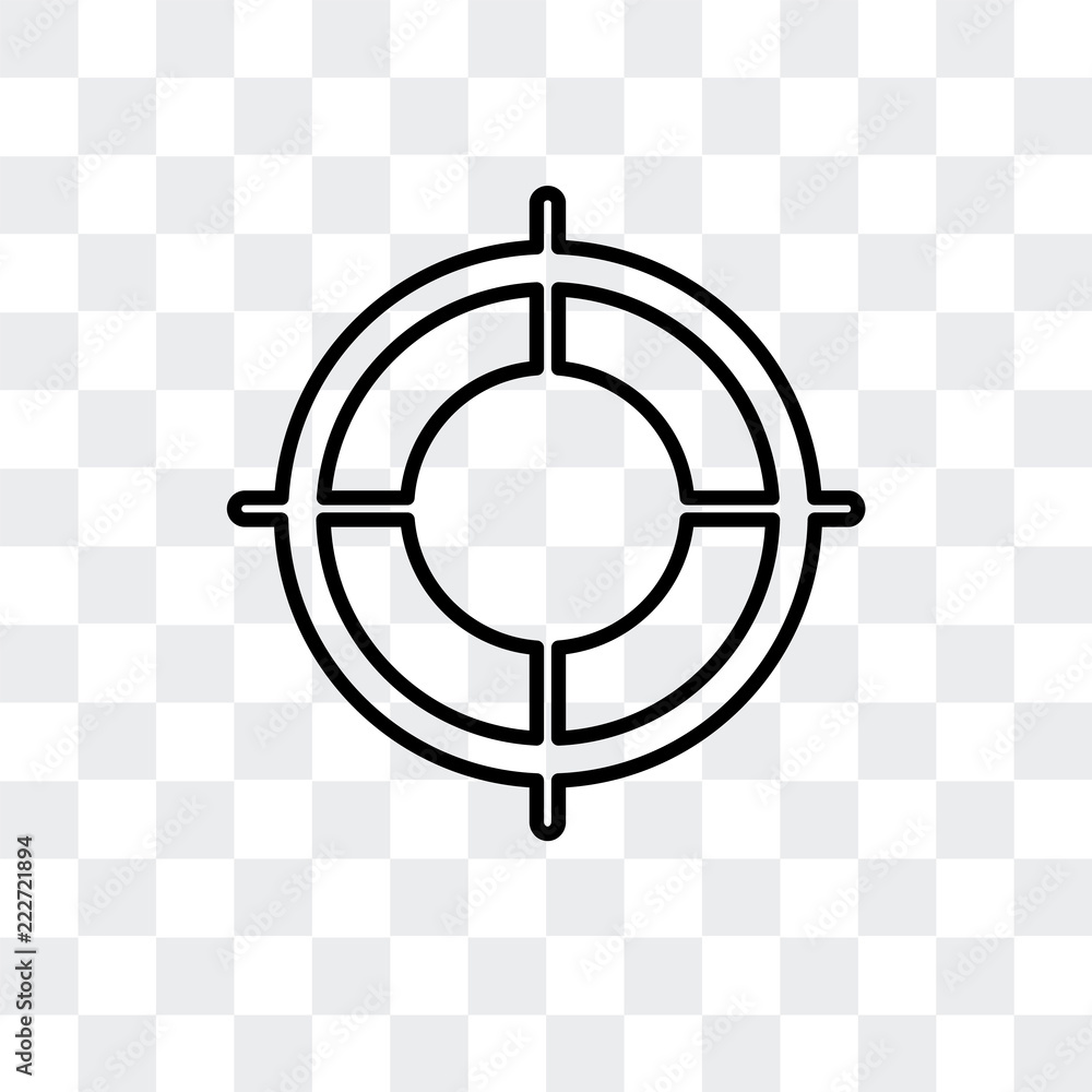 Poster target icon isolated on transparent background. modern and editable target icon. simple icons vector
