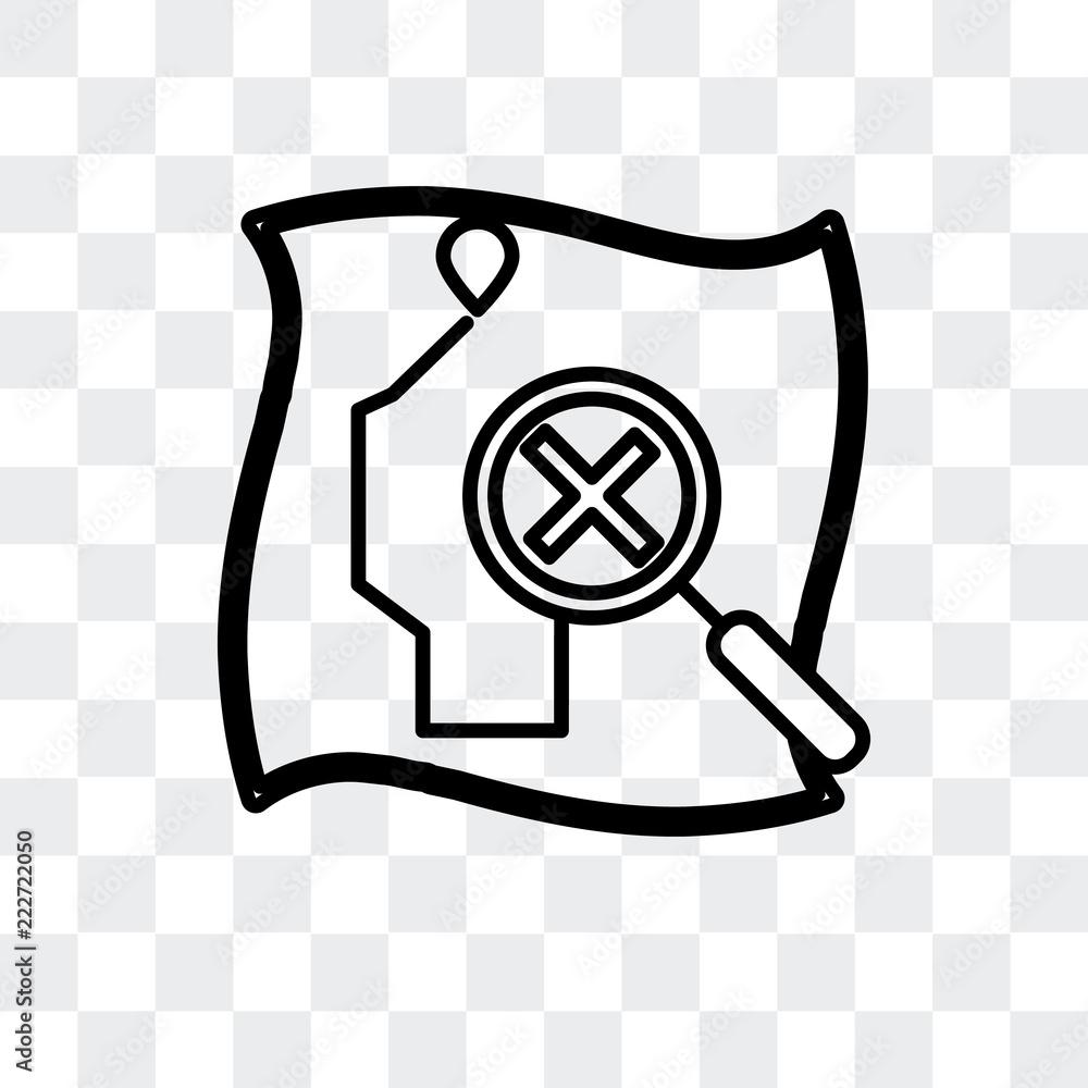Poster search icon isolated on transparent background. modern and editable search icon. simple icons vector