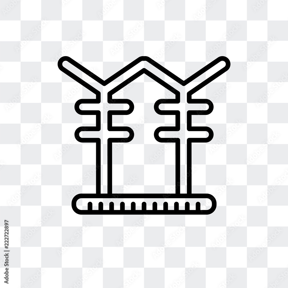 Poster yuan icon isolated on transparent background. modern and editable yuan icon. simple icons vector ill