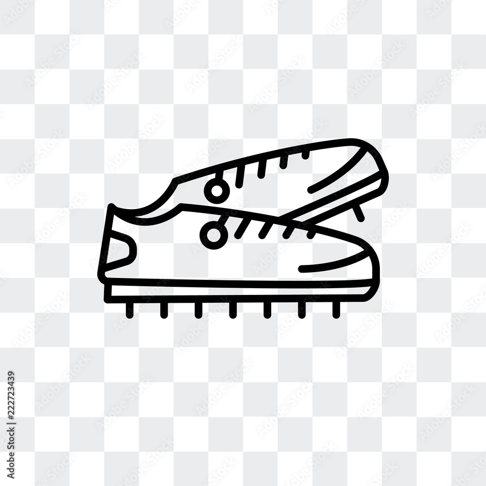 Poster boots icon isolated on transparent background. modern and editable boots icon. simple icons vector i