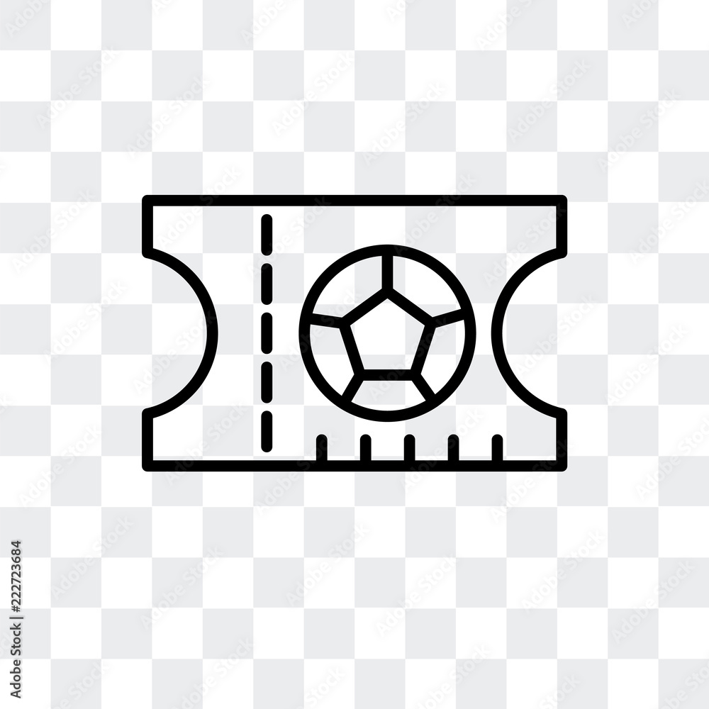 Aufkleber ticket icon isolated on transparent background. modern and editable ticket icon. simple icons vector