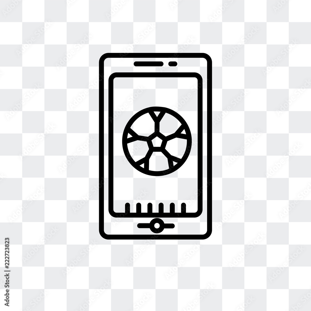 Poster app icon isolated on transparent background. modern and editable app icon. simple icons vector illus