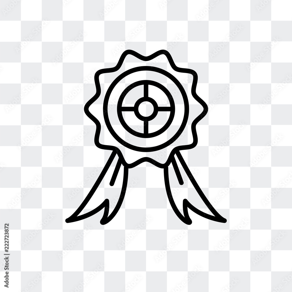 Poster badge icon isolated on transparent background. modern and editable badge icon. simple icons vector i