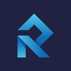 Letter R logo