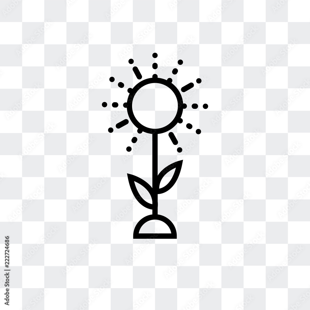 Poster sun icon isolated on transparent background. modern and editable sun icon. simple icons vector illus