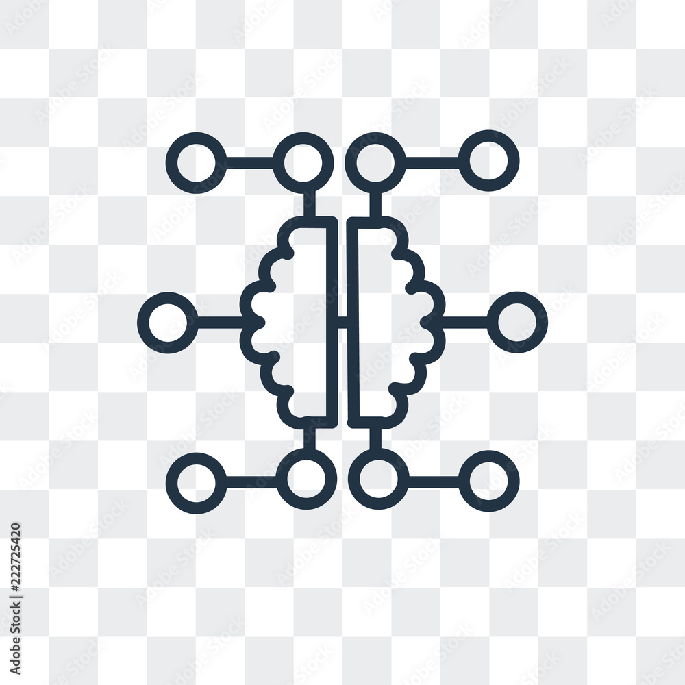 Poster network icon isolated on transparent background. modern and editable network icon. simple icons vect