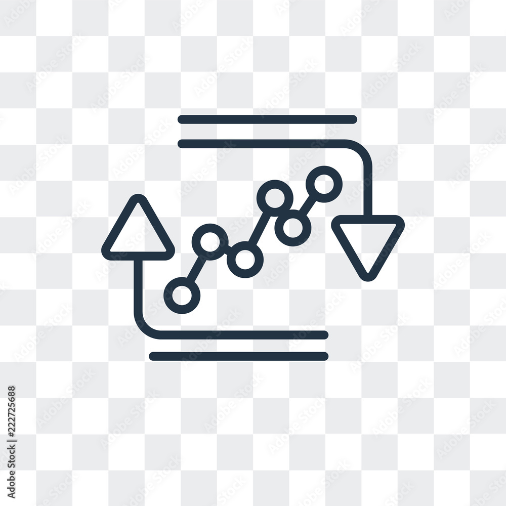Poster cycle icon isolated on transparent background. modern and editable cycle icon. simple icons vector i