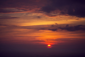 Fototapeta na wymiar Brilliant Sunset