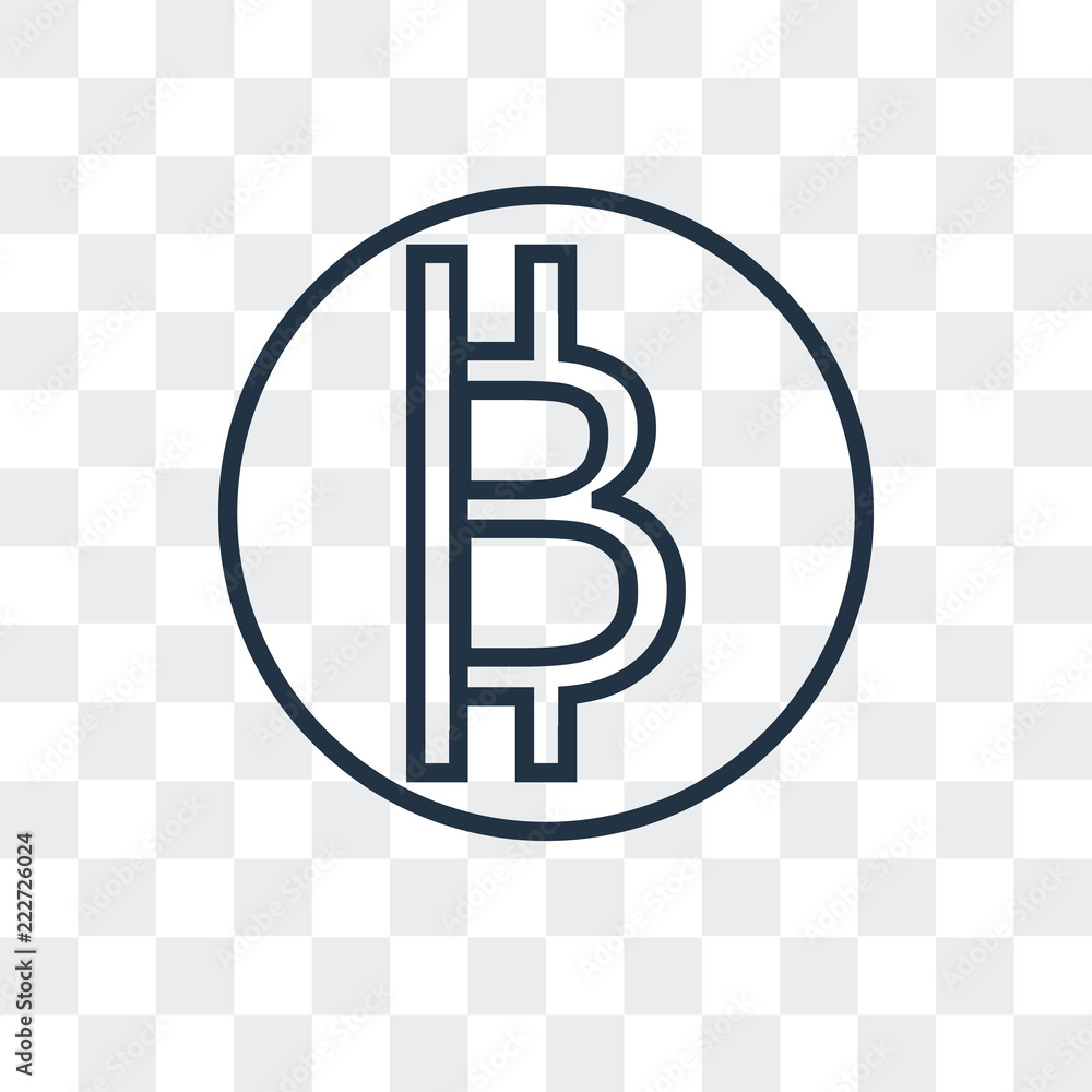 Poster bitcoin icon isolated on transparent background. modern and editable bitcoin icon. simple icons vect