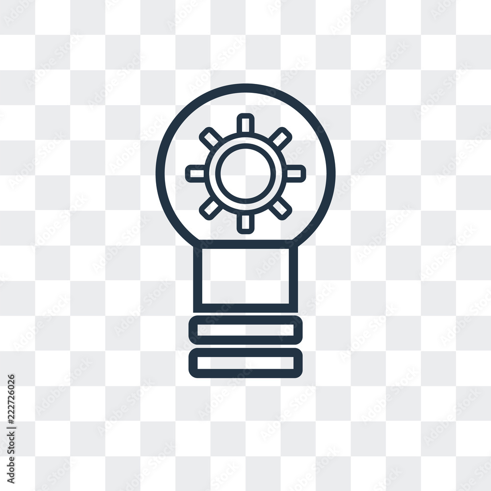 Poster brainstorming icon isolated on transparent background. modern and editable brainstorming icon. simpl