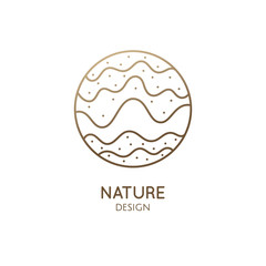 Logo mountain landscape