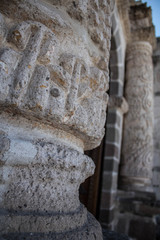 sillar de una iglesia de arequipa Perú 