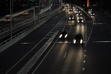 Fototapeta premium Night Traffic