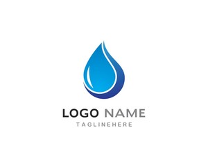 water drop Logo Template
