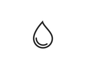 water drop Logo Template