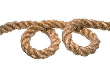 rope isolated on white background