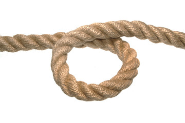 rope isolated on white background