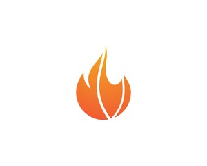 Fire flame Logo Template