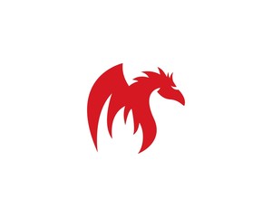 Dragon logo template