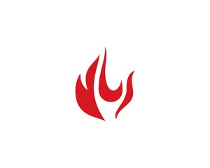 Fire flame Logo Template