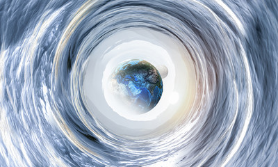 Space planets and nebula