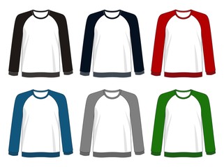 vector design template sweatshirt and hoodie collection for men 