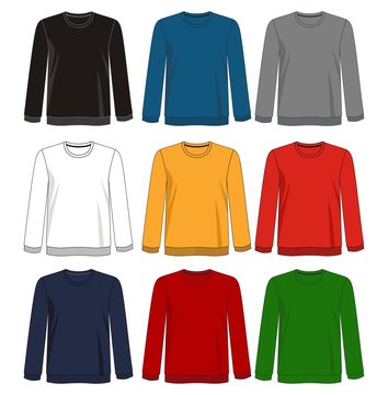vector design template sweatshirt and hoodie collection for men 