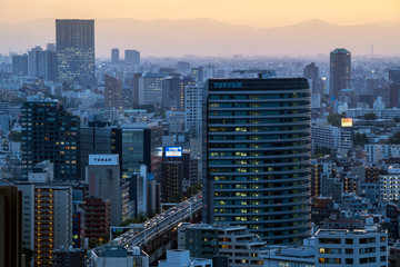 Obraz premium 東京・夕刻・文京シビックセンターより