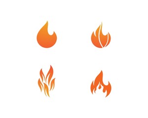 Fire flame Logo Template