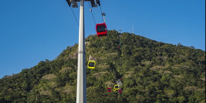 Balneario Camboriu bondinho timelapse