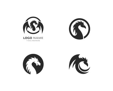 Dragon logo template