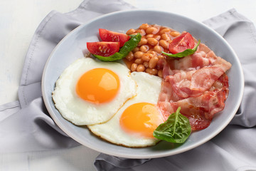 Plate of breakfast