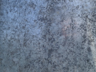 Galvanized steel is corroded in some places. Texture for design.