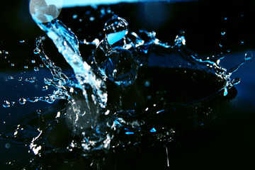 Fototapeta na wymiar Water splash as background