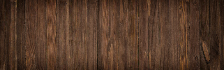 Dark wooden texture. Table or floor made of natural wood, blank background