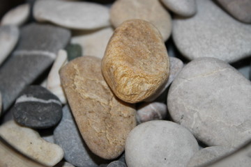 stones on the beach