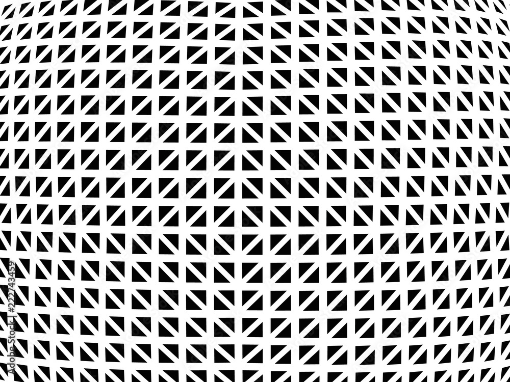 Poster template with triangles
